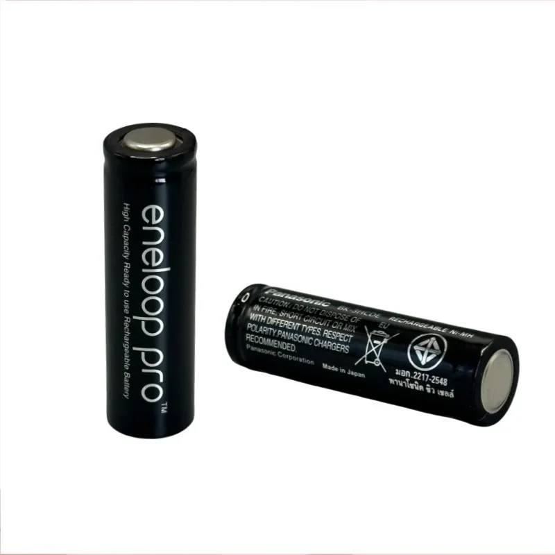 Panasonic Enelope Original Battery Pro Flat Head AA 2550mAh 1.2V NI-MH Camera Flashlight Toy Pre charged Rechargeable Battery rechargeable battery