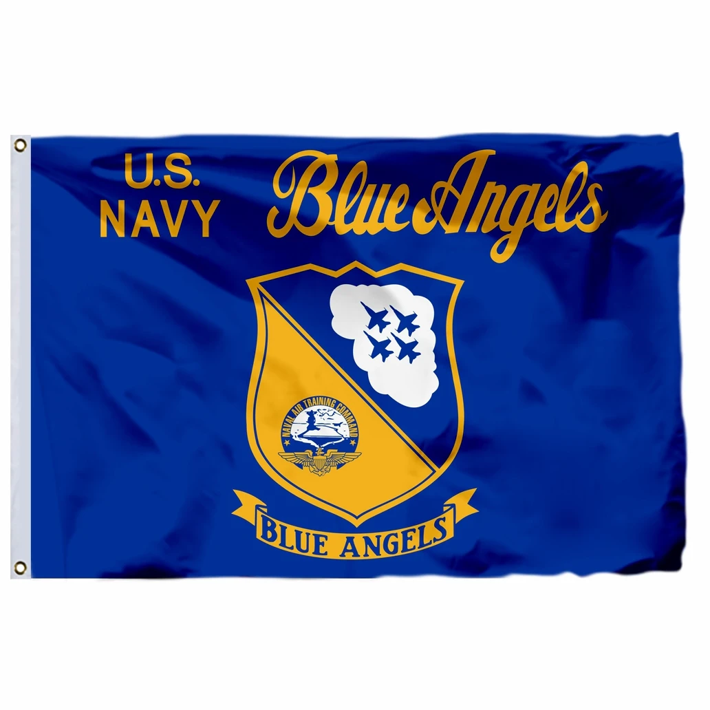 USBlueAngelsFlag4x6FTPolyesterLargeUSAUnitedStates