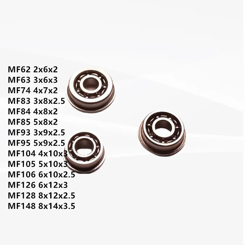 20PCS 플랜지 베어링 MF62 MF63 MF74 MF83 MF84 MF85 MF93..
