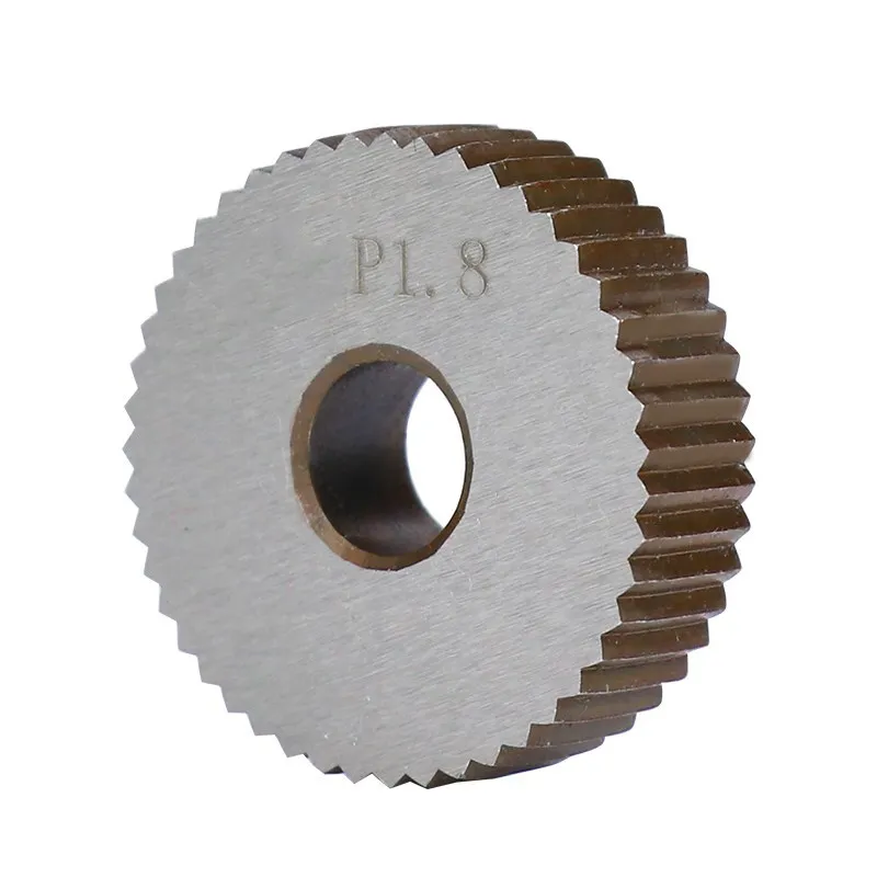 Knurling Tool Set HSS Straight Knurling Knife 1.6mm Inner Hole Embossing Wheel Straight Knurling Wheel Lathe Tools