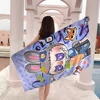 Labubu Laptop Beach Towels Shower Towel Sauna Travel Spa Microfiber Quick Dry Gym Accessories Cute Room Decor 6