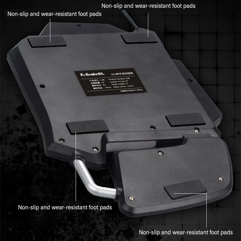 한 손으로 치킨 게임 기계식 키보드, USB 유선 게임, 휴대용 인체 공학적 LED 백라이트, 미니 PC 키보드, PS4 Xbox용