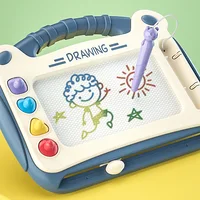 Children Cartoon Drawing Board Baby Puzzle Magnetic Writing Board Toy Graffiti Magnetic Drawing Board Montessori Toy for Kids 2