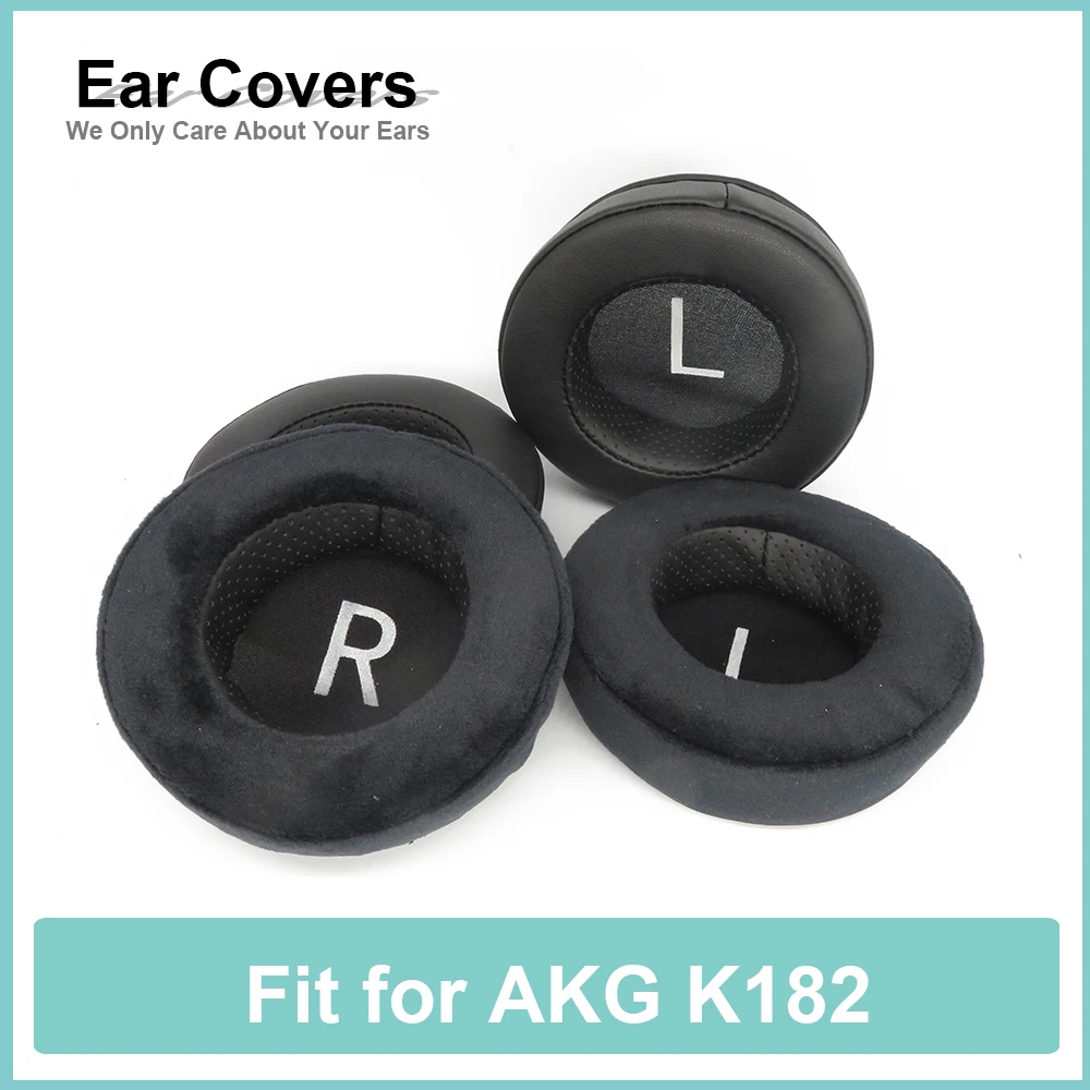 Earpads para Akg K182 Fones de Ouvido Almofadas de Veludo Proteína Almofadas de Espuma Memória