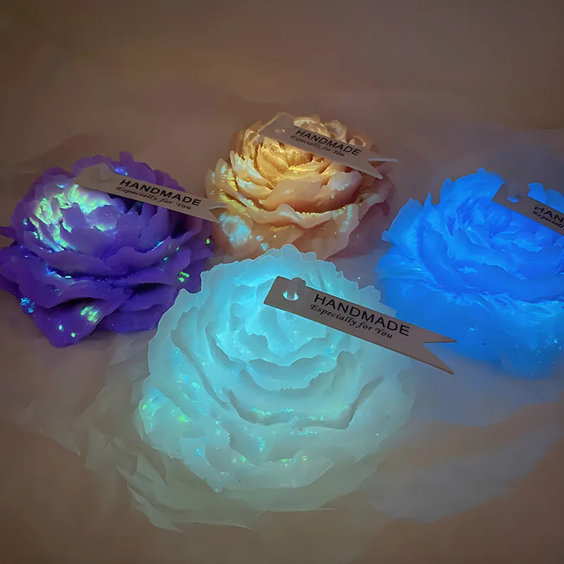 Sexy Luminous Low Temperature Candles Gilding40DegreesmNovice Peony Rose Wax Drip Adult Sex Training Props