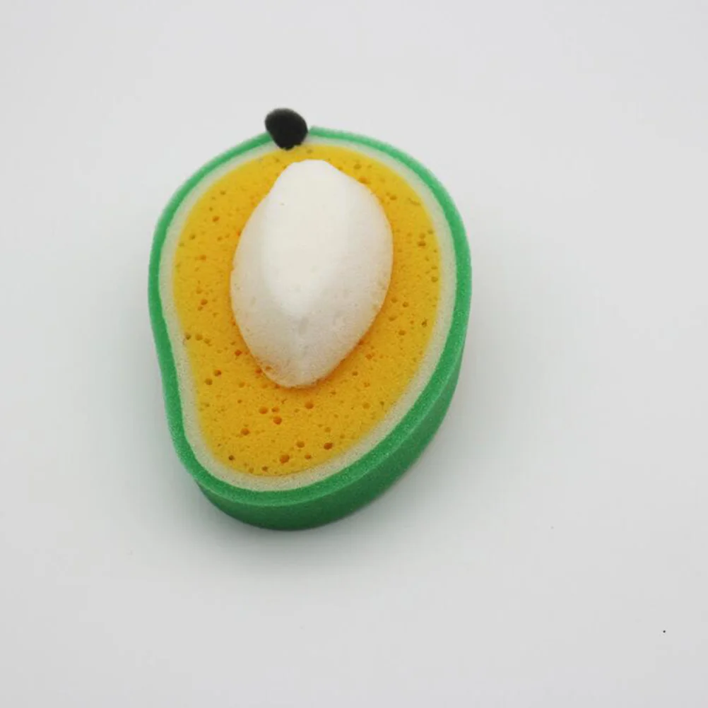 

4pcs Cartoon Shaped Sponges Multi-function Wok Sponges Convenient Scrub Sponges Cleaning Sponges