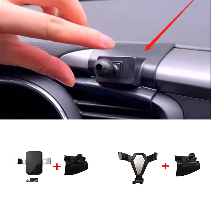 1Lot ABS Material For 2011-2015 Kia Optima K5 Gravity Linkage Special Car Phone Holder Bracket Stand Mobile