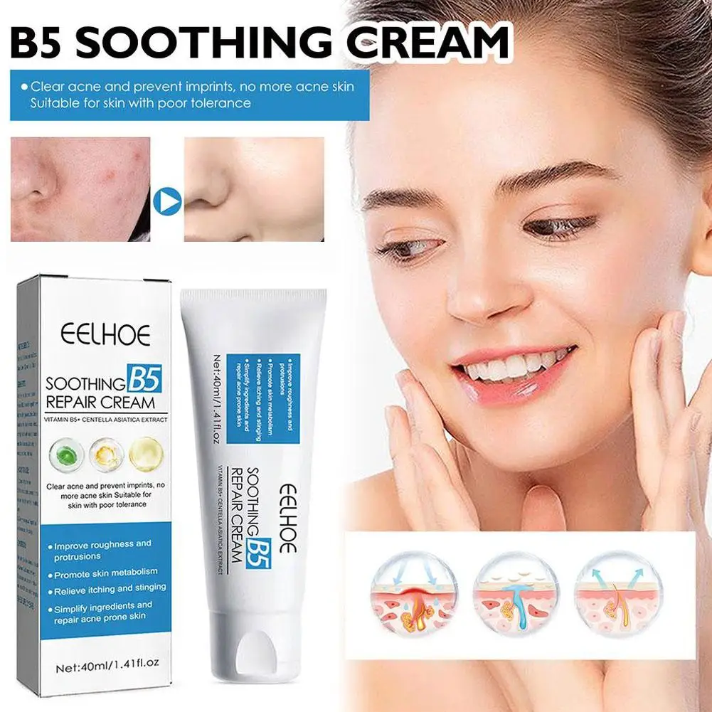 

B5 Repair Cream Hydrating Moisturizer Repair Cream Nourishes Itching Care Improve Soothing Skin Soothes Sunscreen Redness D4q1