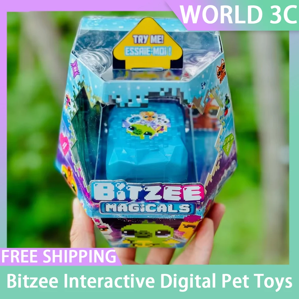 Original Bitzee Interactive Digital Pet Toys Spinmaster Electronic Digital Pets Virtual Games Smart Tamagotchi Kids Toy Robot