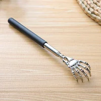1 Random Color Portable Stretchable Scratch Tool, Adjustable Length Claw-shaped Stainless Steel Stretchable Scratch and Massage Device - Image 3