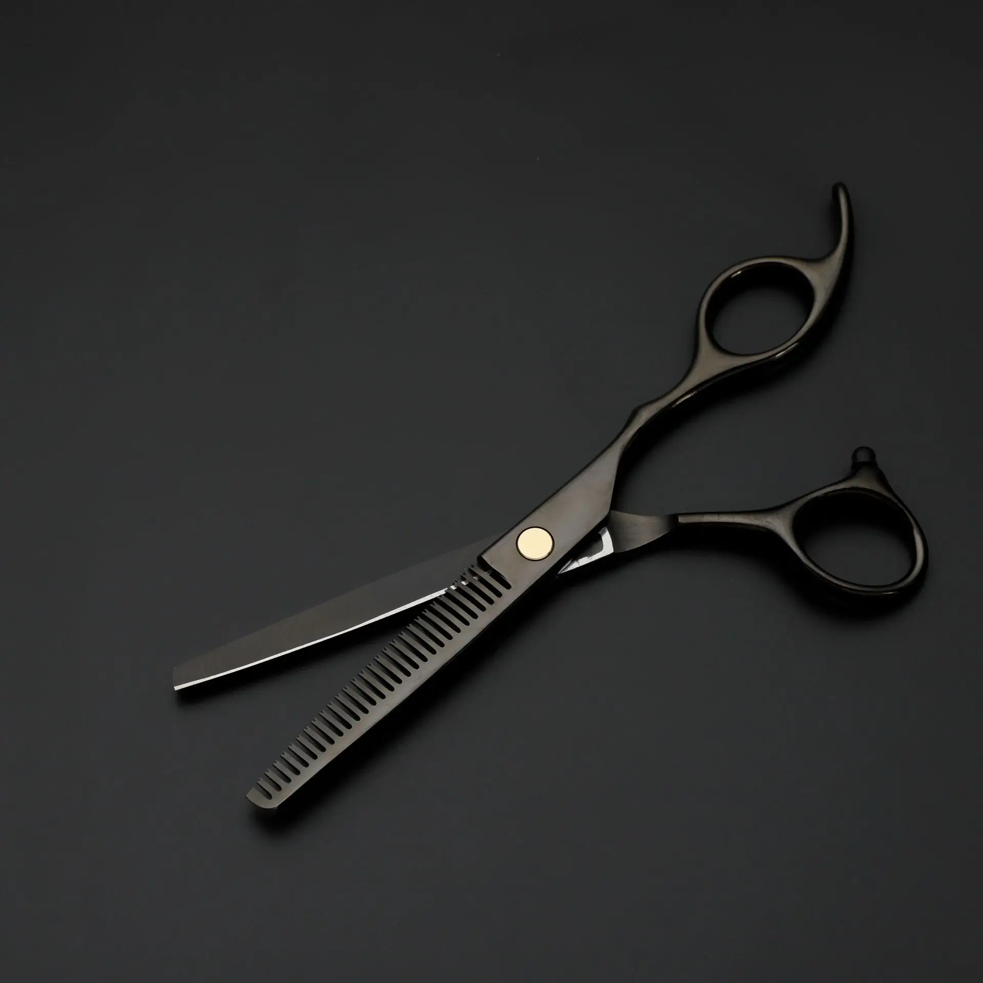 Conjunto de Tesoura de Barbeiro Clippers de Cabelo Tesouras de Corte de Cabelo Galvanizado Plana Dentes Tesoura Franja Fina Ferramenta 4 Weddings & Events