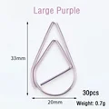 Large Purple 30pcs