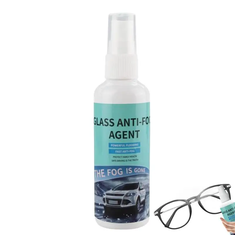 

Car Defogger Spray Anti Fogging Agent For Car Windshield 100ML Waterproof Glass Cleaner Spray For Automotive Interior Glass And