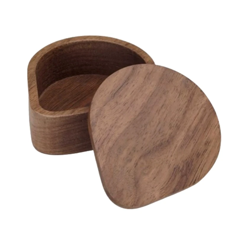 

Coffee Filter Paper Box Solid Wood Round Mocha Pot Filter Paper Box Handle Powder Bowl Filter Paper Storage Box Pot Rack