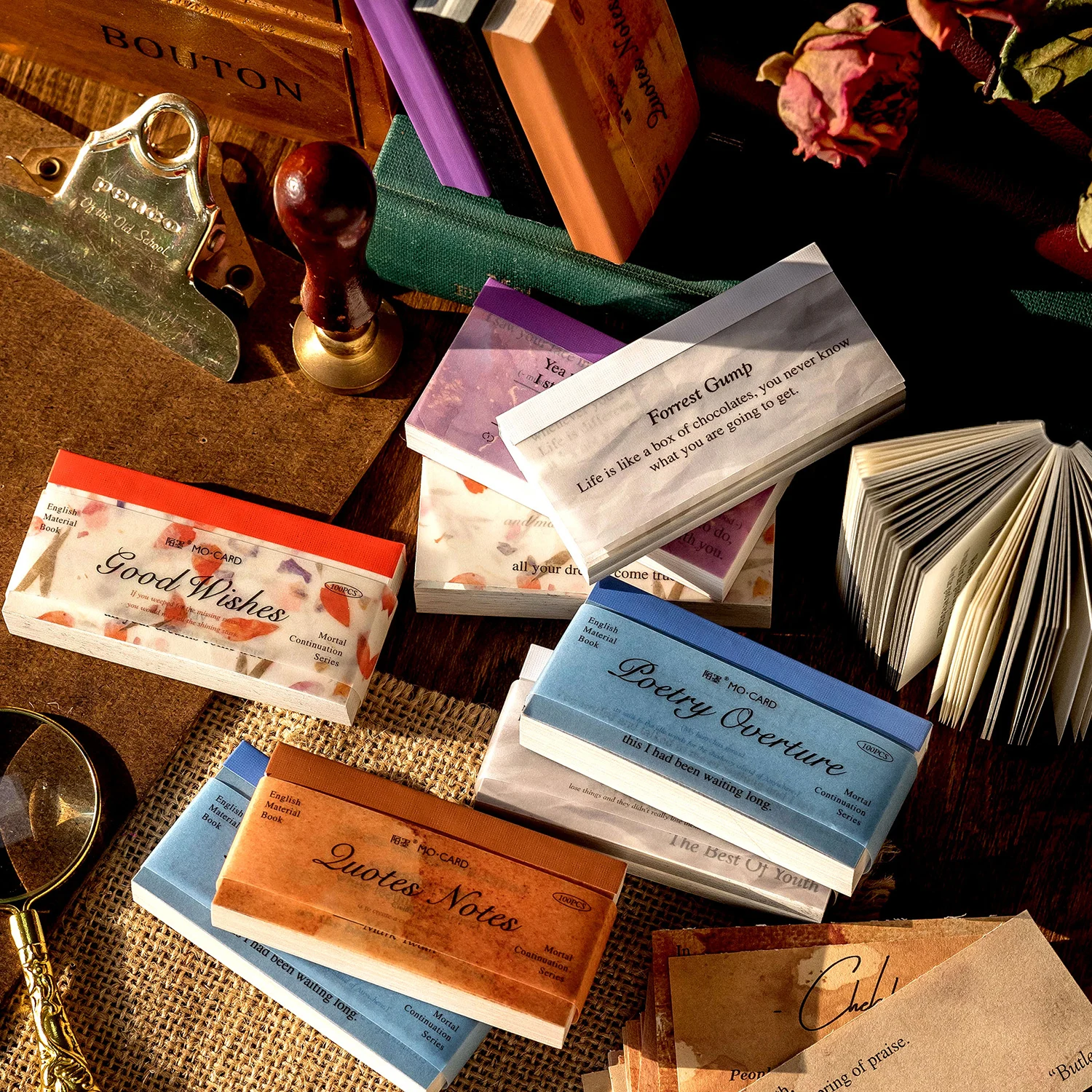 6 упаковок/партия, блокнот для записей в стиле ретро