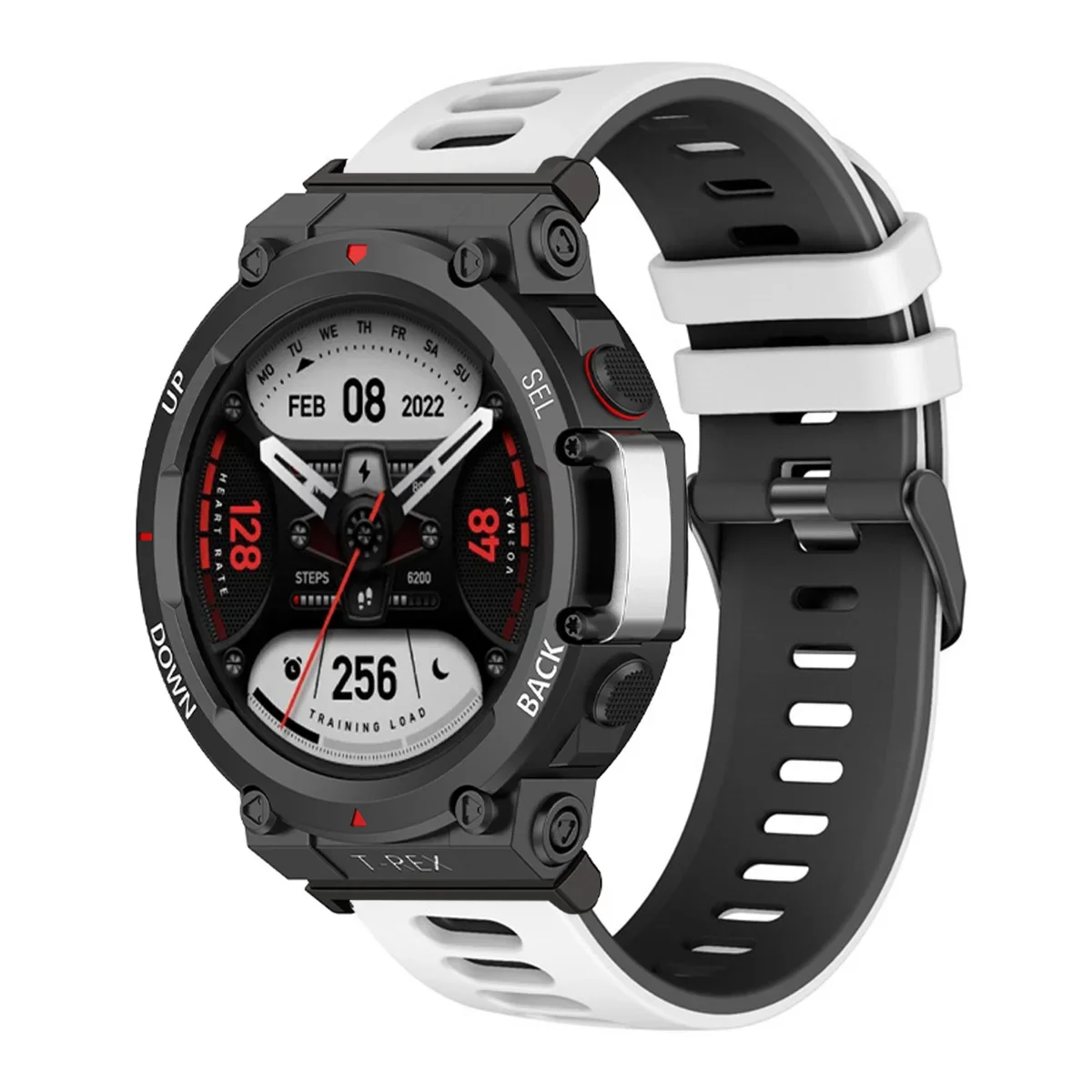 Durable Soft Silicone Sports Watch Strap - Comfortable Fit Bracelet Wristband