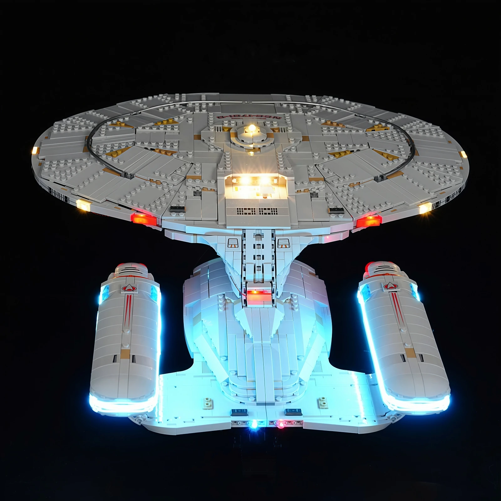 레고 10356 스타 트렉: U.S.S.용 MAXCXT 5V LED 조명 엔터프라이즈 NCC-17 DIY 장식 램프에는 빌딩 블록 세트가 포함되어 있지 않습니다.
