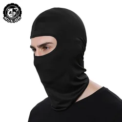 Enhanced Dust - Proof Full Face Ice Silk Outdoor Balaclava (Black)