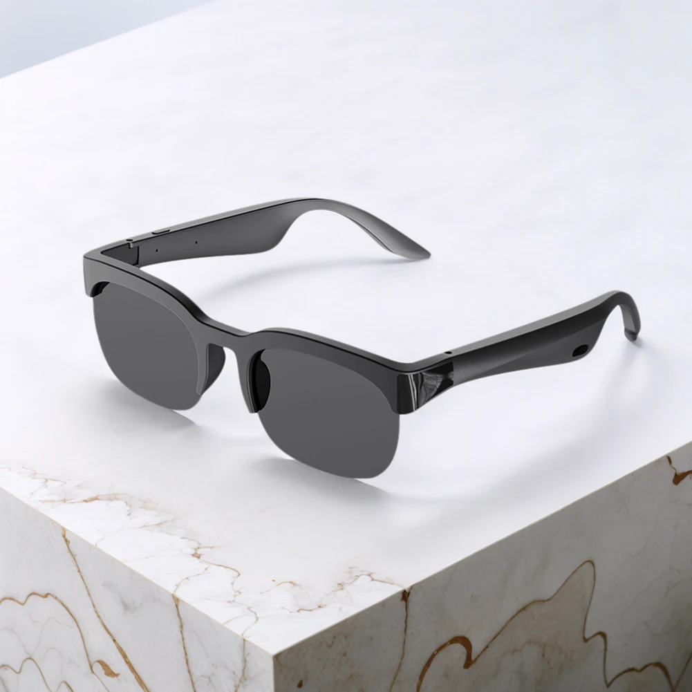 Smart Glasses with AI Translator Hands-Free Music & Calls Audio Glasses UV Protection Outdoor Sports Headphones for Men & Women