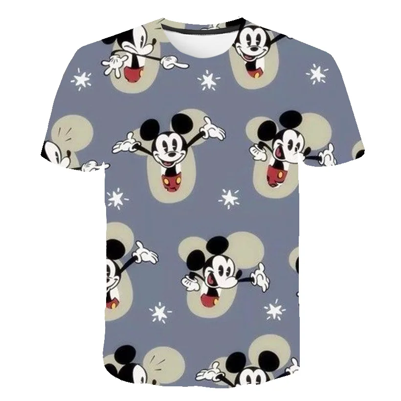 thumbnail image 1 of Camiseta de Mickey Mouse para hombre, camiseta de Sonic 3D de Harajuku, camiseta de verano para niños, camiseta de manga corta para niñas, 1 of 5