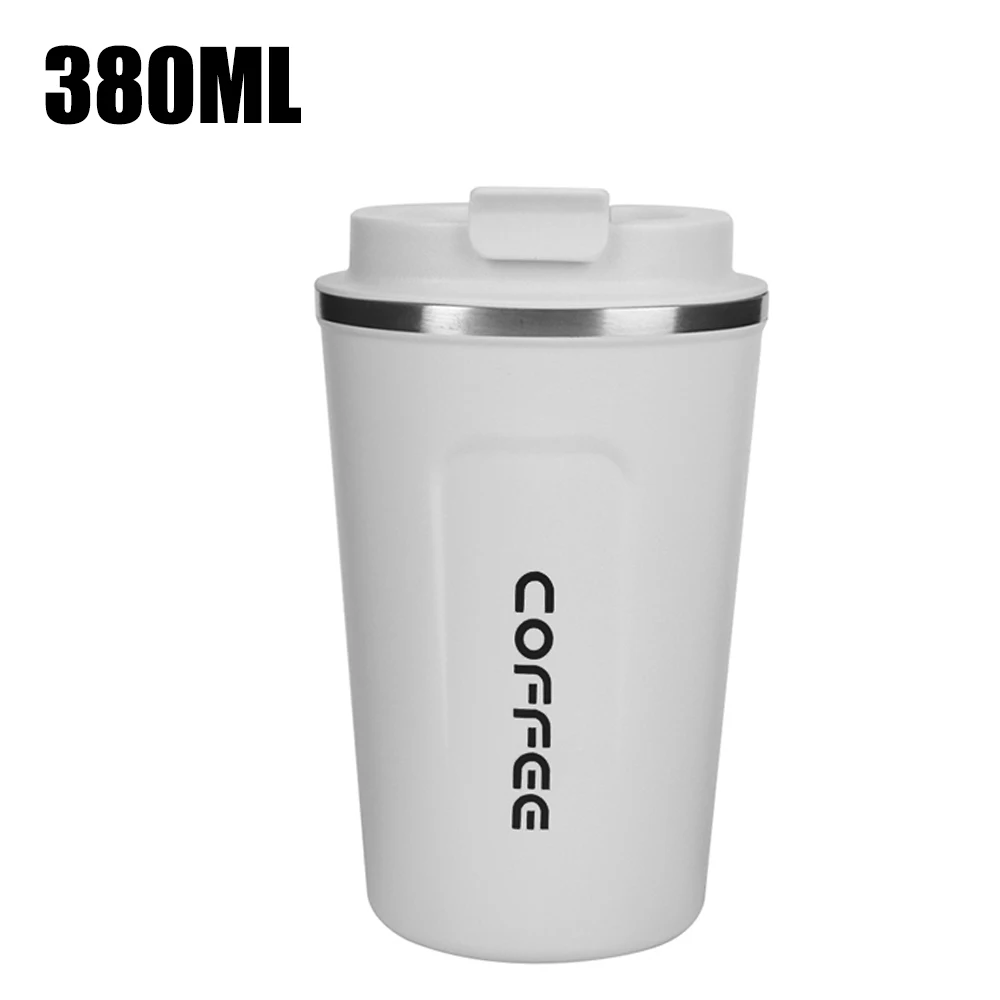 thumbnail image 1 of Taza Termo para té, agua, café, coche, taza de café doble de acero inoxidable, taza térmica de viaje a prueba de fugas, 380/510ML, termo café, 1 of 5