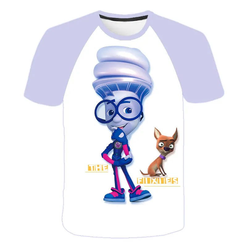 

Girls The Fixies T Shirt for Kids Short Sleeve T-shirt Boys Clothes Childrens Short Sleeve Tshirt Cotton Toddler Summer Clothing