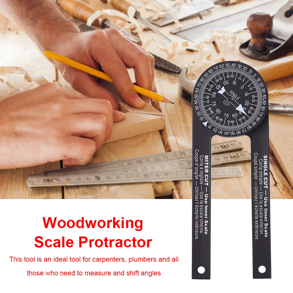 Professional Miter Saw Protractor 360 Degree Goniometer Angle Medical Spinal Woodworking Angle Ruler Protractor Finder Gauge digital angle protractor angle measuring tool angle protractor