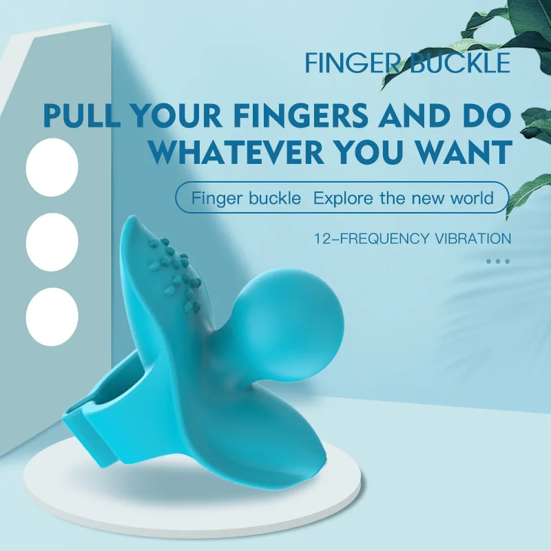 Women Clitoris Stimulator Female Masturbation Lesbian Erotic Sex Toys Couple Games USB Charge Finger Massage Ring Vibrator