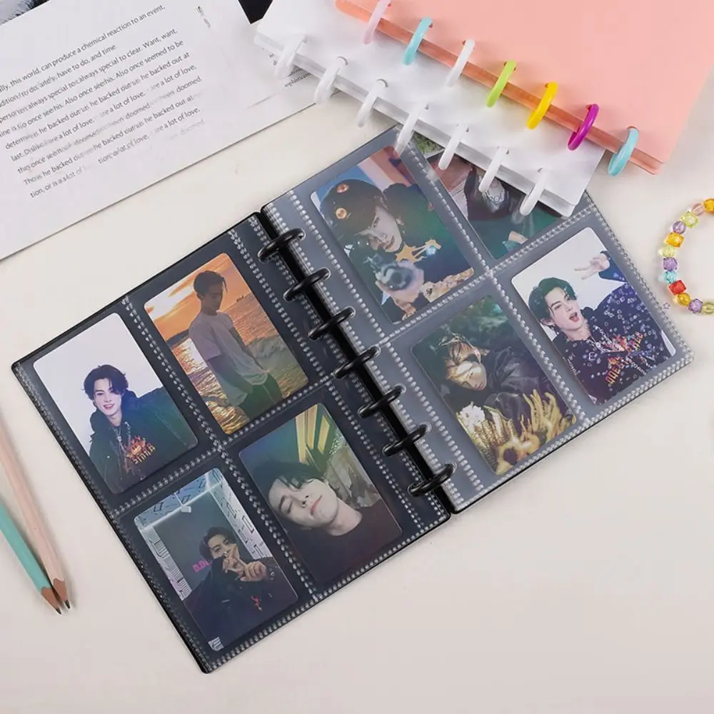 Stylish Multi-Pocket Photo Album & Card Holder Binder