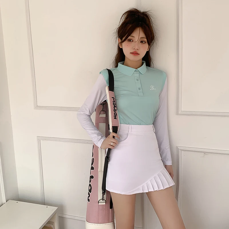Autumn New Golf Women's Long Sleeve Top Anti Wrinkle, Wear Resistant, High Quality Fashion, Versatile Outdoor Leisure Sports