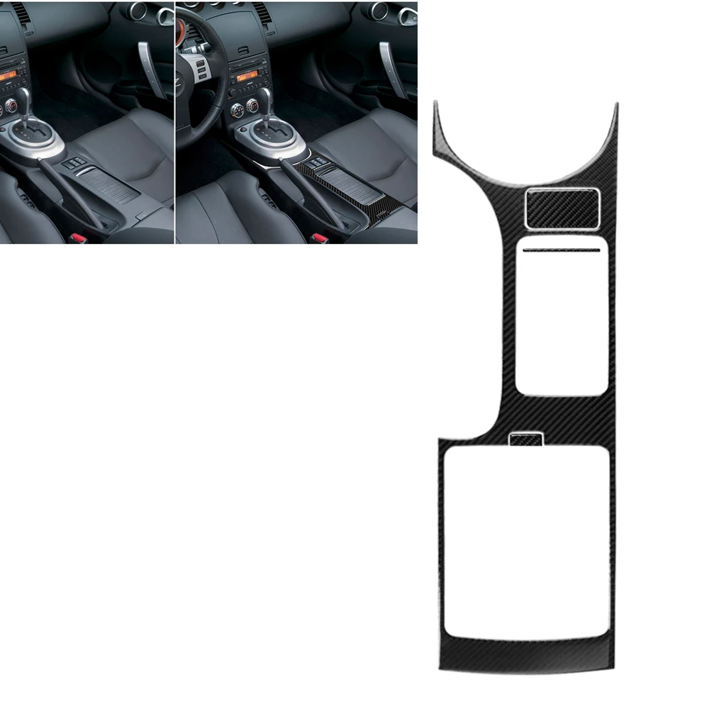 

Car Center Console Gear Shift Box Panel Sticker Cover Trim Control Frame Strip For Nissan 350z 2006-2009