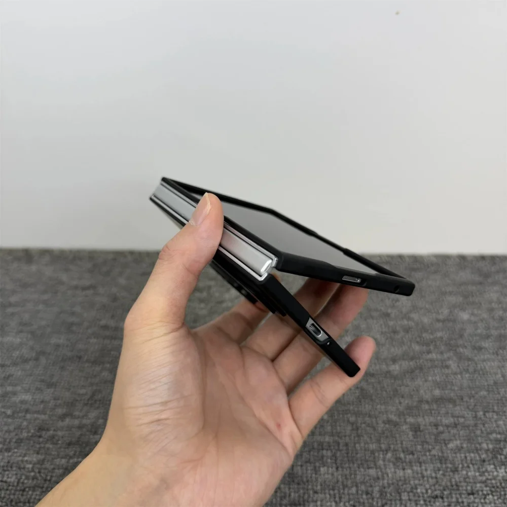 Foldable Phone Case with Kickstand - Matte Silicone Cover