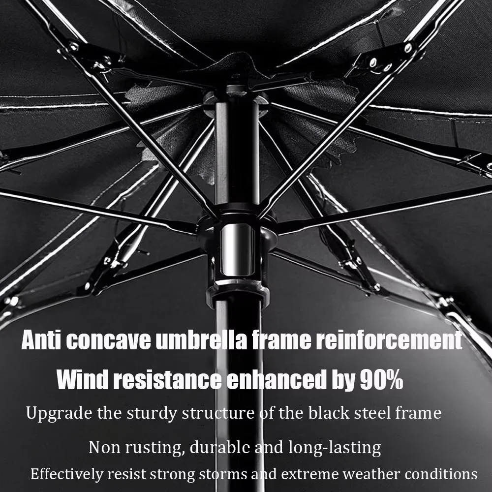 Travel Umbrella Folding Travel Umbrella Sun Protection Lightweight Compact Pocket Windproof Rainproof with Capsule Storage