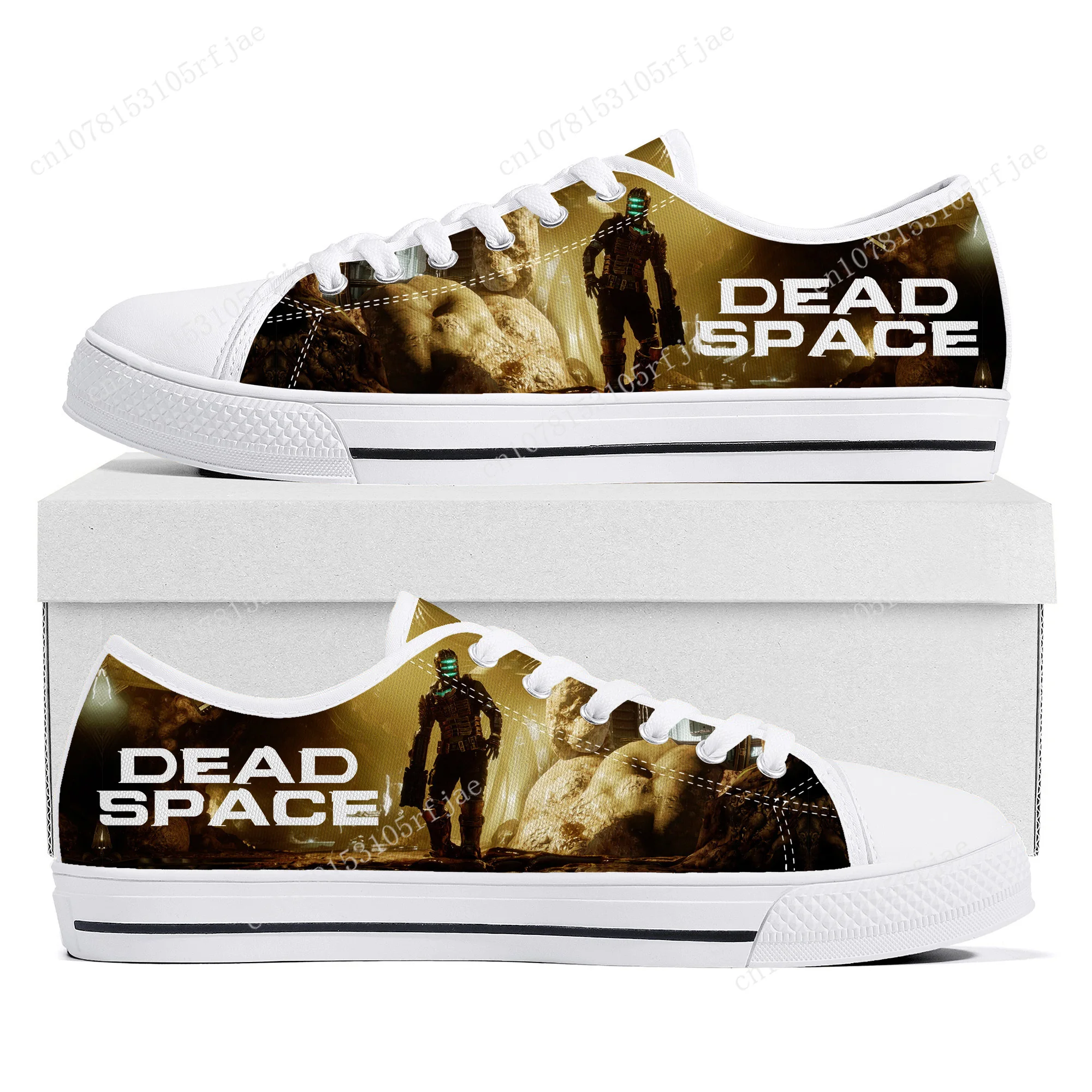 

Dead Space Low Top Sneakers Hot Cartoon Game Womens Mens Teenager High Quality Canvas Sneaker Couple Fashion Custom Built Shoes