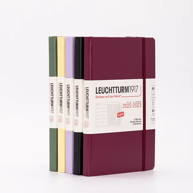 LEUCHTTURM1917 B6+ Softcover Notebook, 123 Numbered Pages 80g/m² Acid-free  Paper, with Page Markers, Office School Supplies - AliExpress