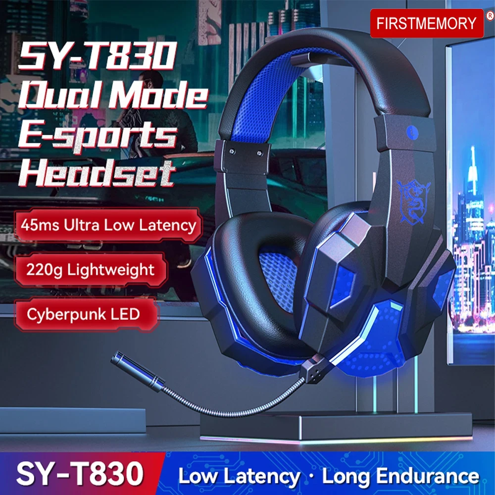 

Chuyi New Bluetooth Wireless Gaming Headsets Gamer Wireless Headphones With Noise Cancelling Microphone Wired Earphone For Phone