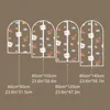 Short Tops Suits Jackets Sweaters Dust Cover Multicolor Plastic Convenient Full-Length Zipper Wardrobe Clothes Bags 6