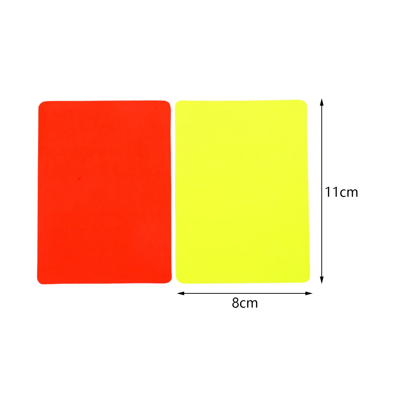 Soccer Referee Cards Warning Cards Sports Game for Volleyball Football Match Soccer Game Competition Red Yellow Card Set