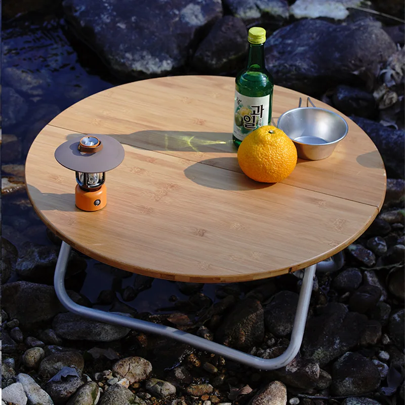 table-ronde-pliable-en-bambou-pour-pique-nique-en-plein-air-camping-nouvelle-collection