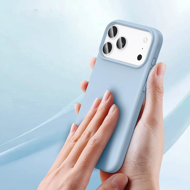 Shockproof Soft Liquid Silicone Phone Case - Skin Feeling Protection Cover
