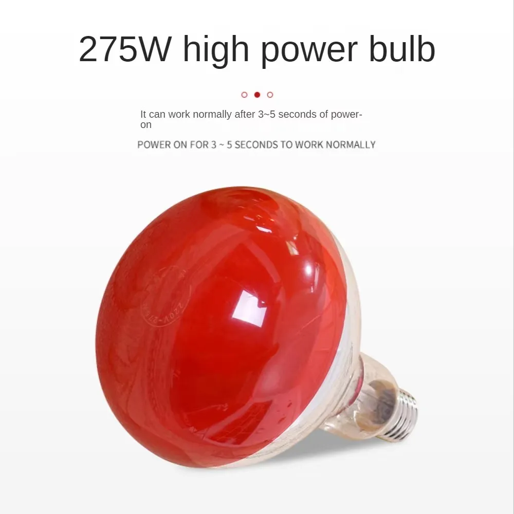 Infrared Heating Floor Lamp, Bubble Therapy, Desktop Skin Care, Red Light Pavilion of Regimen, Beauty Salon, Home, E27 With 275W