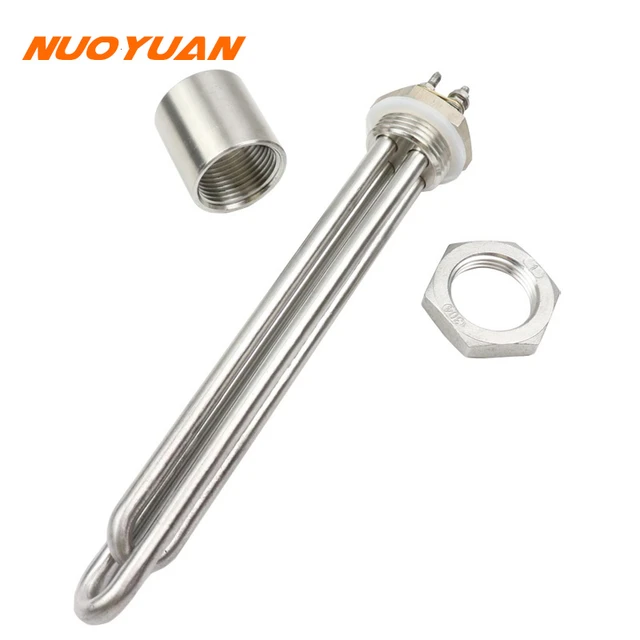 Heater 12v/24v/36v/48v Immersion Tubular Water Heating Element Heater DN25  Thread Solar Water Heater Resistance - AliExpress