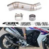 Motorcycle Exhaust System Escape For Honda CBR500 CB500X CB500F CBR500R Modified Front Middle Tube Link Pipe Without Muffler