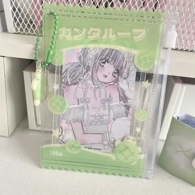 1pcs Cute Transparent Shiny Candy Bag Kpop Card Sleeves Holder Photocard Holder Card Films Game Cards Protector 5