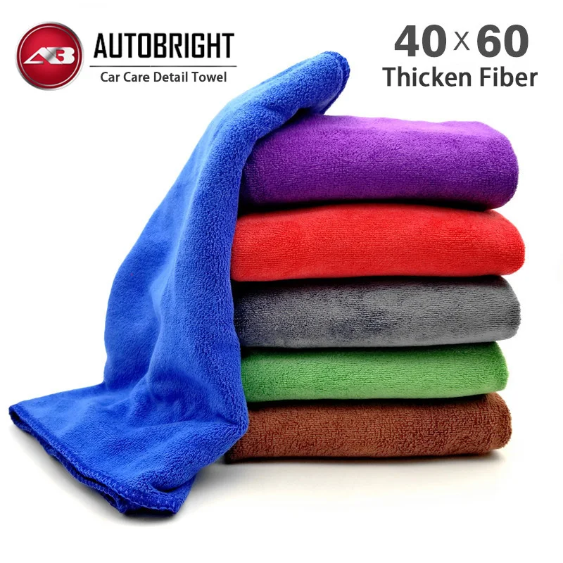 

AUTOBRIGHT Microfiber Towel Car Wash 5pcs Cloth Cleaning Detailing Super Absorbent Auto Carcare Drying Polishing Kitchen Towel