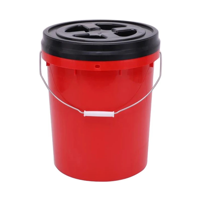 Car Wash Bucket Seat-Mounted Car Cleaning Bucket with/without Lid for Car  Wash Dropship - AliExpress