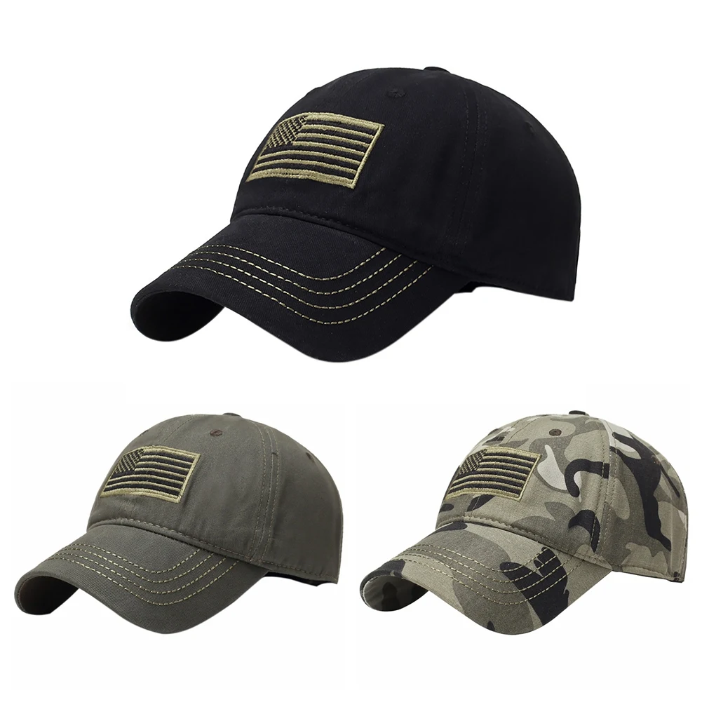 

Хлопковая мужская тактическая армейская модель, американский флаг США, уличные унисекс шапки в стиле хип-хоп для бега