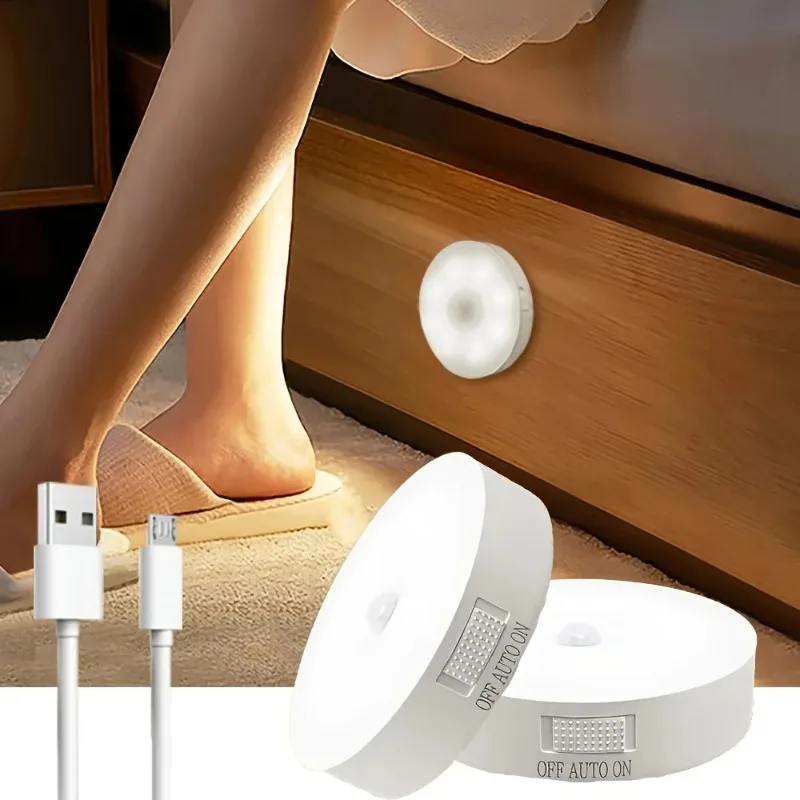 USB Rechargeable Motion Sensor LED Night Light