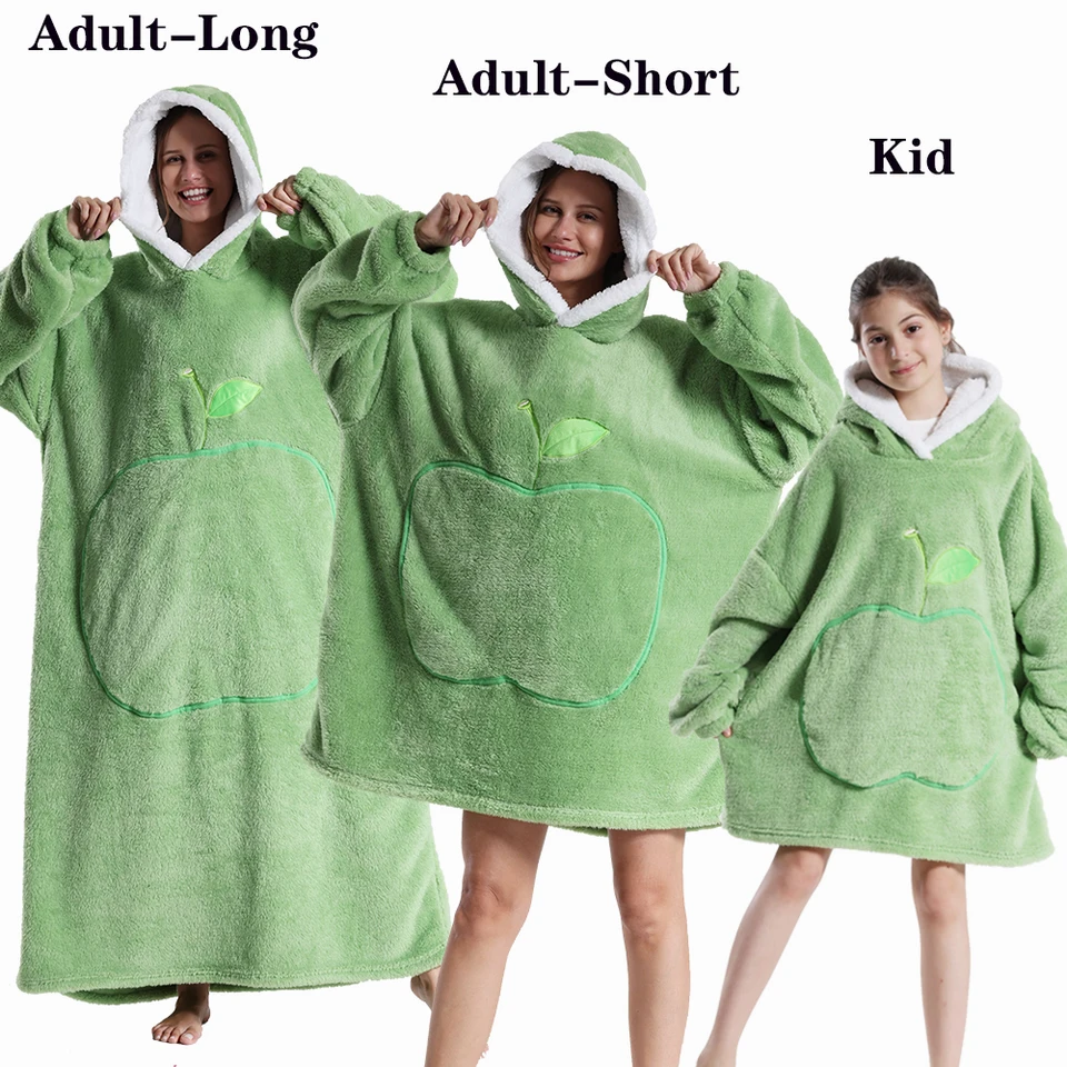 Oversized Hoodie Sweatshirt Deken Super Zachte War... – Vicedeal