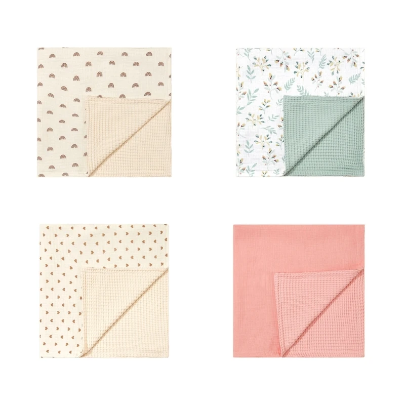 

Хлопчатобумажные пеленки, детское одеяло с уникальным дизайном, банное полотенце для новорожденных, милые одеяла с принтом